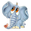 Слоники Слоненок  с прической аватар