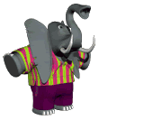 Слоники Слоник в полосатом аватар