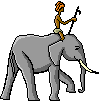 Слоники Слон с наездником аватар