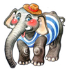 Слоники В пляжном наряде аватар