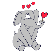 Слоники Влюбленный слоненок аватар