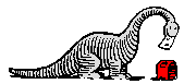 Динозавры Динозавр отправляет письмо аватар