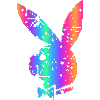 Зайцы Цветной кролик плейбой аватар