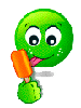 Зеленые смайлы С мороженкой аватар