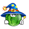 Зеленые смайлы Арбузик - волшебник аватар
