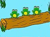 Крокодилы, лягушки, змеи, черепахи Трио лягушек аватар
