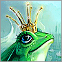 Крокодилы, лягушки, змеи, черепахи Царевна-лягушка в прекрасной короне аватар