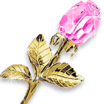 Листья, листва, трава Алмазная роза с золотыми листьями аватар