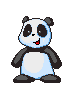 Панды Панда улыбается и повертывается задом аватар