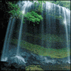 Водопады, реки Водопад с лучиками солнца аватар