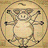 Свинки, поросята Витрувианская свинка аватар