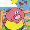 Свинки, поросята Влюбленный поросенок аватар