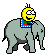 Слоники Смайлик на слоне аватар
